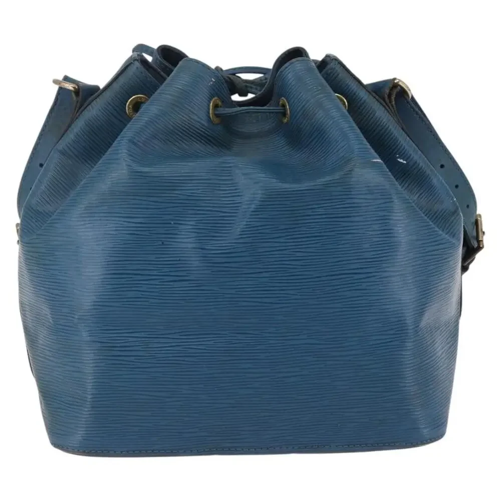 Louis Vuitton Epi Petit Noe Bucket Bag Blue
